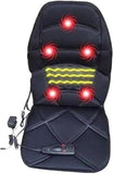 Premium Full-Back Massage Seat Topper – Deep Kneading, Heat Therapy & Vibration Relaxation Cushion